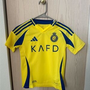 Al Nassr #7 Ronaldo 24/25 Authentic Youth Jersey Kids 9/10